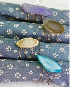 Diseño personalizado de moda Glam resina servilleteros acabado ecológico hecho a mano decorativo Mesa servilletero - Product Image 1