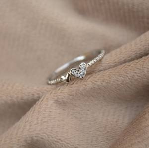 Anillo de Plata de Ley 925, anillo minimalista de Zirconia cúbica, anillo de plata Real hecho a mano ligero a la moda - Product Image 2