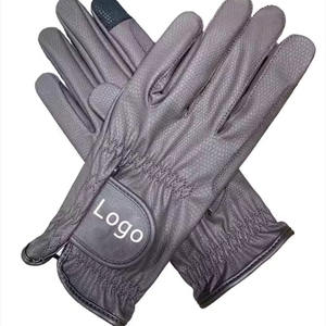 Gants d'équitation en cuir véritable Super Grip Gants d'équitation multicolores doux et confortables Gants d'équitation d'hiver pour femmes - Product Image 4