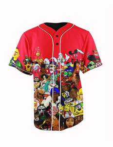 Jerséis de béisbol brillantes, jerséis de béisbol con apliques brillantes impresos personalizados, jerséis de béisbol con números grandes - Product Image 1