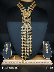 Haute qualité exclusif or mode Simple mariage collier lien chaîne avec perles en gros prêt expédition boîte à bijoux emballage - Product Image 4