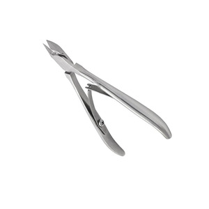 Coupe-ongles en acier inoxydable allemand à long manche, lames tranchantes et durables Coupe-ongles à cuticules pour la beauté avec logo - Product Image 4