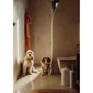 Grand peignoir XL en coton fin terracotta, gant de toilette XL confortable - Product Image 2