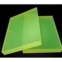 Feuille de polyuréthane PU transparente Feuille de moulage en plastique plat d'uréthane pour les applications de feuille de caoutchouc de silicone polyester