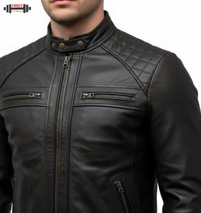 Vestes en cuir tendance, nouvelle collection, vente en gros, fabrication sur mesure, logo personnalisé, cuir de vache véritable ou synthétique de haute qualité - Product Image 6
