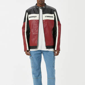 Servicio OEM, Chaqueta de Cuero de Piel de Oveja para Hombre, Cuello Alto, Alta Calidad, Invierno, Venta al Por Mayor, Estilo con Cierre Frontal, Resistente al Viento y Transpirable - Product Image 4