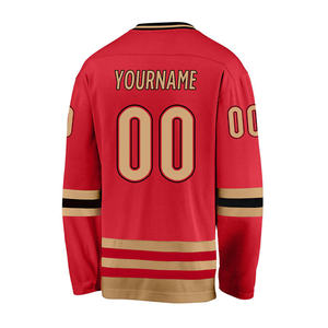 Wholesale Personalized Custom Ice Hockey Jersey Sublimation Design Eco-Friendly Anti-Bacterial Breathable Unisex Hockey Shirt - Product Image 3
