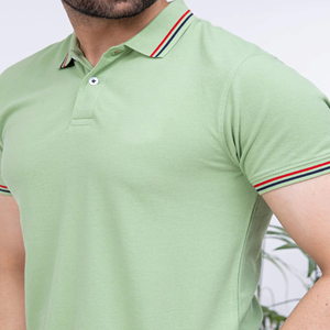 Polos de algodón de alta calidad con logotipo bordado personalizado para hombre, ropa deportiva de marca informal, camisetas Unisex de moda para el hogar - Product Image 4