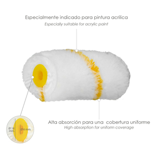 Rullo di Ricambio in Poliammide per Smalto Acrilico 50 mm. (10 Unità) - Product Image 4