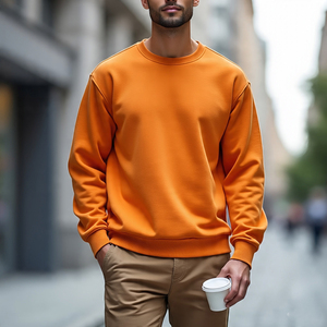 Jersey de talla grande para hombre, sudaderas deportivas de tela pesada, jersey de 400GSM, Sudaderas con cuello redondo para hombre - Product Image 2