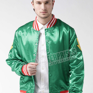 Vestes et vêtements d'extérieur en satin 2025 sur mesure vêtements d'hiver imperméables avec traitement tricoté en fourrure de mouton - Product Image 1