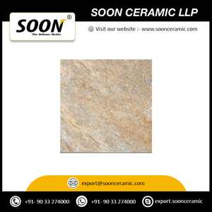 Soon 800x800mm Matte Porcelain Floor Tiles with Rustic Flowers & Plants Texture Non-Slip Acid-Resistant for Outdoor Use Gujarat - Product Image 2