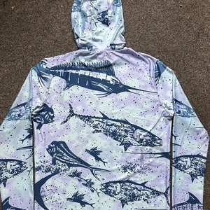Ropa de caza Ropa Personalizada Upland Deer Pig Pesca Manga larga Pato Camuflaje Caza en blanco Camo Sudaderas con capucha para hombres - Product Image 2