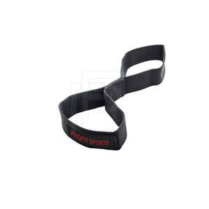 Sangles de musculation en néoprène personnalisées avec logo, de haute qualité, en forme de 8, pour l'haltérophilie - réglables, antidérapantes, robustes - Product Image 4