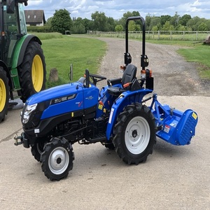 Tracteur compact numérique Solis 24HP avec chargeur frontal, machine agricole, moteur, couleur bleue - Product Image 4