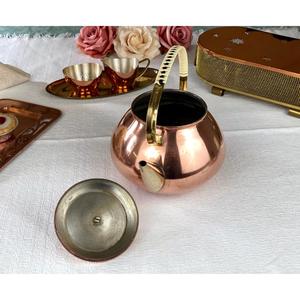 Best selling <b>coffee</b> tea serving <b>pot</b> <b>metal</b> copper hotel restaurant kitchenware item use customized shape size serving product - Product Image 4