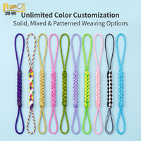 Cordon tressé coloré double extrémité avec clochette – Sangle durable pour téléphone portable, idéale pour les breloques japonaises (stock disponible)