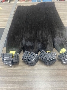 Extensions de cheveux vietnamiennes à bandes adhésives 100g, très lisses, pointes pleines, couleurs personnalisables - Product Image 6