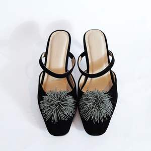 Élégantes sandales KMS MS Audrey en silicone de haute qualité, édition premium, talons bas faits à la main, look sophistiqué, modèle Indonésie KMS-EH - Product Image 3