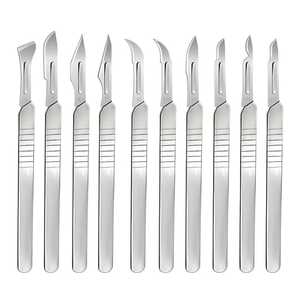 Wholesale Best High Quality OEM <b>Surgical</b> Stainless Steel Scalpel Handle 12.5cm <b>Non</b> <b>Active</b> <b>Surgical</b> Blades For Hospital Use - Product Image 6