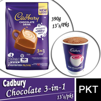 CAD BURY Listo para Enviar, Bebida Instantánea de Chocolate Caliente 3 en 1 en Polvo con Sabor a Chocolate Real, 40% Brix, 18 Meses de Vida Útil en Bolsa
