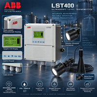 Transmetteur de niveau ultrasonique ABB LST400 100% original, 4-20mA HART, capteur de niveau de liquide et de solide sans contact, débitmètre à canal ouvert
