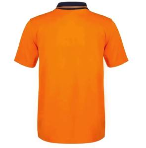Camisa Polo DE TRABAJO Hi Vis de alta calidad, uniforme de seguridad con logotipo personalizado en poliéster con características de seguridad reflectantes y bolsillos - Product Image 3