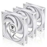 Ventilateur de boîtier PC XINMAI blanc 120 mm à haut débit d'air 66CFM 2200RPM 4 broches avec roulement hydraulique pour refroidissement d'ordinateur OEM ODM