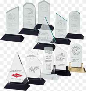 แผ่นโลหะอะคริลิคคริสตัลสลักลายด้วยเลเซอร์เป็นมิตรต่อสิ่งแวดล้อมหรูหราได้รับการยอมรับจากพนักงานยอดเยี่ยม - Product Image 4