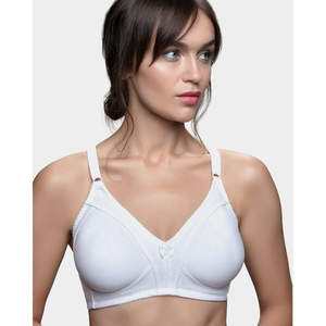 Soutien-gorge sans fil en coton 330 pour femme, fin et respirant, sans armatures, minimisant, avec crochets ajustables et fonction push-up - Product Image 6