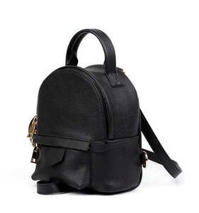 PU <b>Leather</b> Waterproof <b>Backpack</b> for Men with USB Zipper Closure Adjustable Straps 2024 New Fashion Design - Product Image 3
