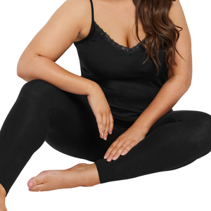 Leggings Térmicos de Yoga de Talla Grande con Cintura Alta, Tejido Elástico Cálido, Ropa Deportiva de Apoyo para Clima Frío para Mujer - Product Image 5