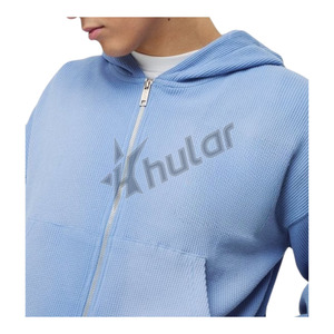 Sudaderas con capucha bordadas Vintage para hombre Impresión digital personalizada Sudadera de lana de algodón al por mayor Teñido liso para la temporada de invierno - Product Image 6