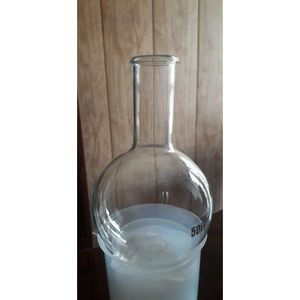 Fiole à fond rond en verre borosilicaté MAYALAB, équipement chimique de laboratoire avec garantie d'un an pour usage scientifique - Product Image 2