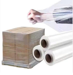 LLDPE Rollo de película de mano Strech / 23mic Pallet Film Strech Roll - Product Image 4