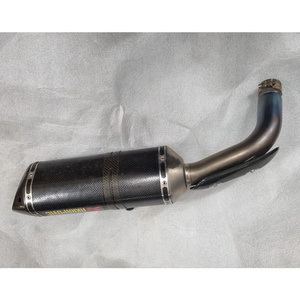 Para AKRAPOVIC, Silenciador de Escape Izquierdo de Fibra de Carbono para R1 Big Bang 09-14, Nuevo, Sistema de Escape de Acero para Motocicleta - Product Image 3