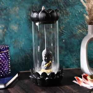 หัวเผาทรงกรวยทำจากเซรามิกที่ไหลย้อนกลับได้อย่างหรูหราใช้ตกแต่งบ้านด้วยควันจากน้ำตกที่มีเสน่ห์ - Product Image 3