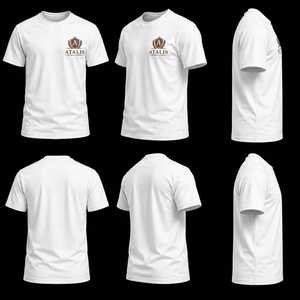 เสื้อยืดคอกลมแขนสั้นสำหรับผู้ชายปรับแต่งโลโก้ได้ตามต้องการ - Product Image 6