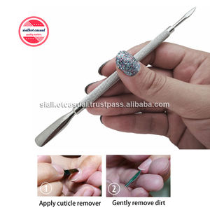 Personal Care <b>Cuticle</b> <b>Nail</b> <b>Pusher</b> <b>Nail</b> Supplies Double Ended Manicures and Pedicures Tools - Product Image 2