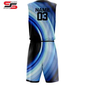 Uniforme de basket-ball de fabricant pakistanais uniforme boutonné uniforme de basket-ball de couleur unie - Product Image 2