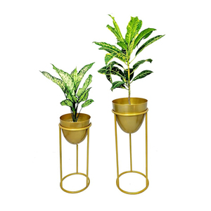 Best Wholesale Price Iron Metal Gold Coated Flower <b>Stand</b> Customized Size for Wedding Decoration Side <b>Corner</b> Living Room Decorate - Product Image 1