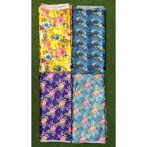 Tela Satén Malai Estampada para Vestidos Occidentales Elegantes, Kurtis, Atuendos con Estilo, Confección de Moda, Ropa de Boutique y Costura DIY - Product Image 4