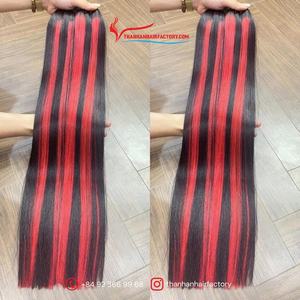 Venta al por mayor de cabello humano liso de hueso de color Paquetes de cabello tejido - Product Image 5