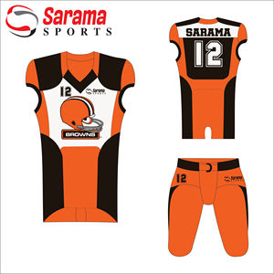 Camiseta de fútbol americano para jóvenes, uniforme de fútbol americano personalizado, auténtico y barato, nueva temporada - Product Image 3