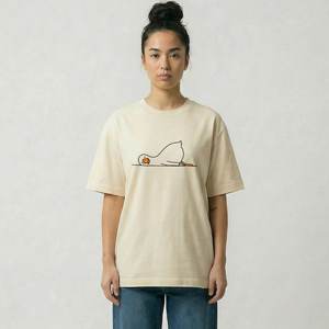 Cute Goose <b>T</b> <b>Shirt</b> Funny Minimalist Duck Tee Unisex Oversized <b>Shirt</b> Handmade DTF Print Cozy Christmas Gift Unique Animal Tee - Product Image 5