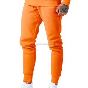 New Arrival <b>Men</b> <b>Orange</b> Color Sports <b>Hoodie</b> 3D Printed Logo Jogger Set Two Piece Tracksuit Plain Sweatsuit Jogging Suit - Product Image 5