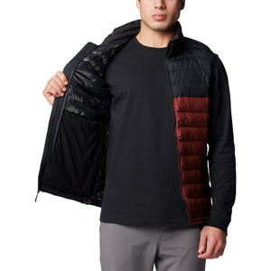 Chaleco Acolchado Informal sin Mangas para Hombre, Resistente al Agua, con Bolsillos Laterales, Cierre de Cremallera, Chaleco de Exterior Cálido, Multicolor - Product Image 3