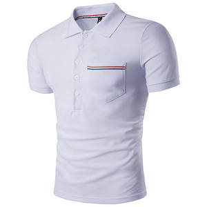 Polo à manches courtes en maille de coton pour homme, haut de gamme, bon marché, vente en gros, OEM - Product Image 6