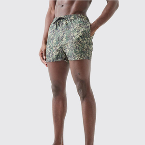 Vente chaude Grande Taille Respirant Regular Fit Summer Wear Logo Personnalisé Imprimé Sublimation 120 Gsm Plage Hommes Shorts de Bain - Product Image 1