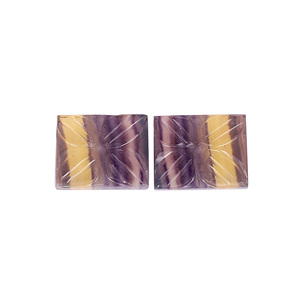 Multi Fluorite 2 Pcs 55cts Lot de pierres précieuses pour la fabrication de bijoux Bague en pierre sculptée Pierre unique fabriquée à la main - Product Image 3